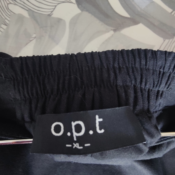 O.P.T. Anthropology Black Boho Skirt Size XL - Picture 7 of 7